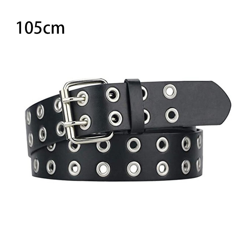 Alloy Anti-corrosion And Scratch-resistant Double Buckle Belt For Women On Or Off Duty Waistband