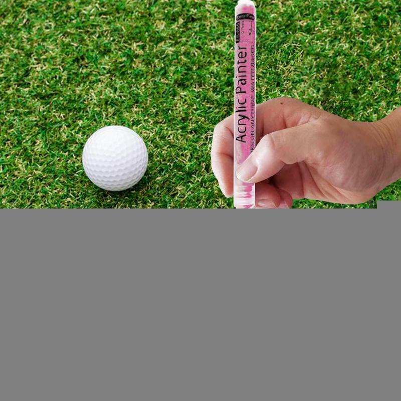 Акриловая чернильная ручка, меняющая цвет, маркер, ручка, водонепроницаемый маркер, ручка для практики, для гольфов, для рисования, аксессуары для игры в гольф, для холста, камня и