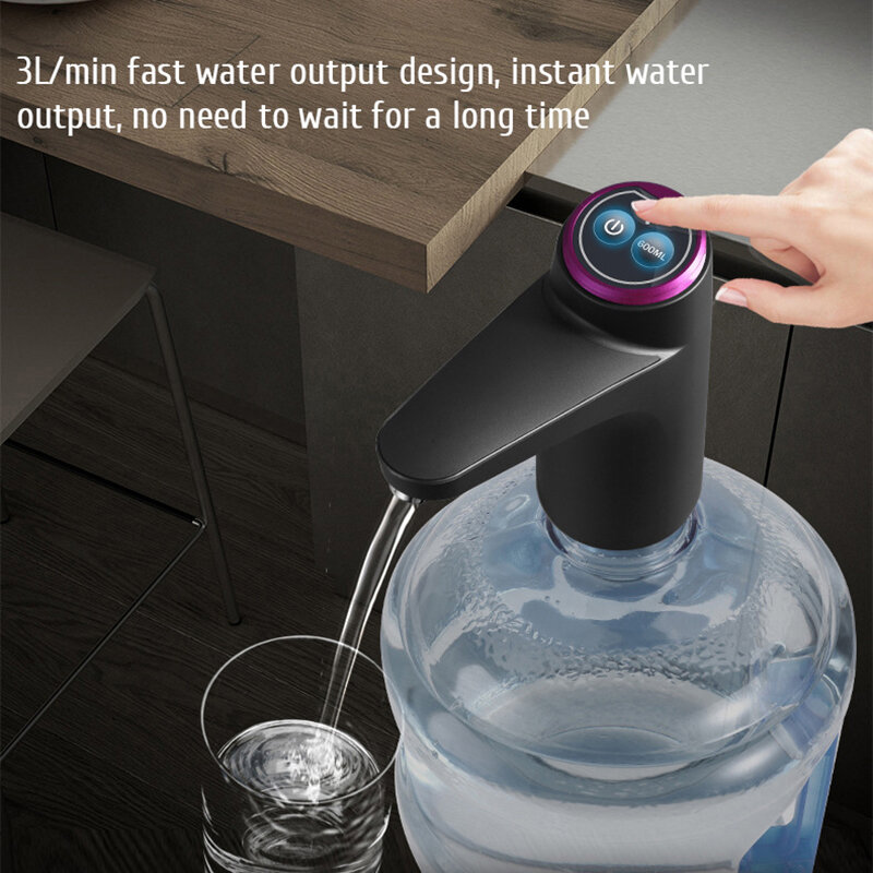 Automatyczny elektryczny dozownik do wody inteligentna pompa wodna woda Mini beczkowa pompa elektryczna do butelek