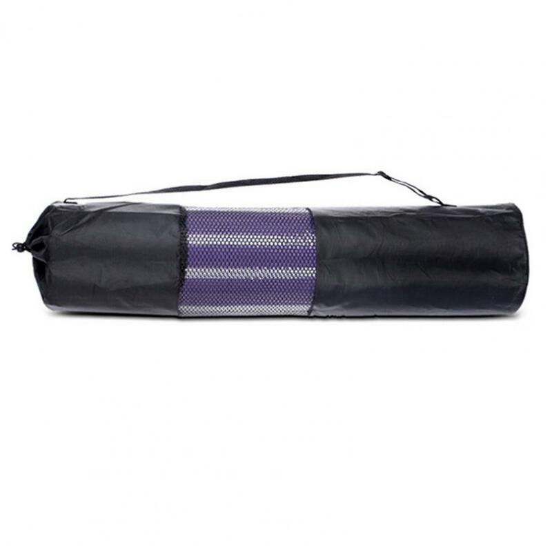 Women Yoga Pilates Mat Tote Bag Adjustable Mesh Cover Adjustable Strap Compressed Pouch Yoga Bag Carrier