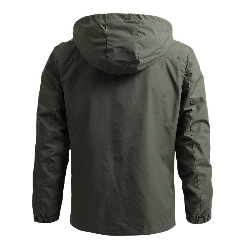 Vestes de terrain militaires pour hommes, coupe-vent, manteau de pilote imperméable, sweat à capuche pour hommes, vêtements de l'armée de chasse
