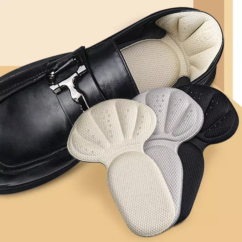 10 pezzi adesivi per tallone Sneakers protezione per il tallone cuscinetti per piedi sollievo dal dolore riduttore per scarpe antiscivolo solette per la cura dei piedi a forma di T
