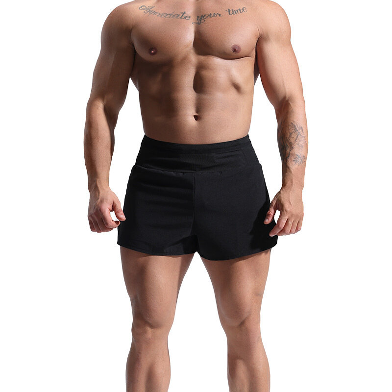 Pantalones cortos deportivos para hombre, Shorts de secado rápido para gimnasio, novedad de verano