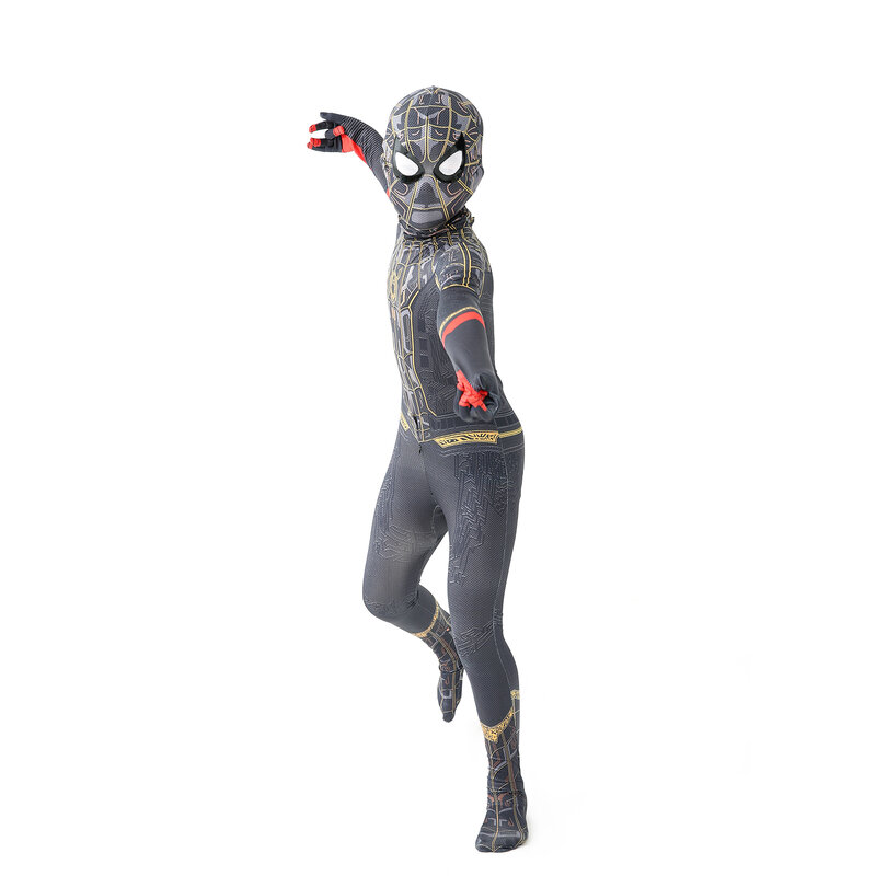 3D StyleHigh Quality Superhero Spidermans Costume Bodysuit For Kids Adult Spandex Zentai Halloween Party Cosplay Jumpsuit