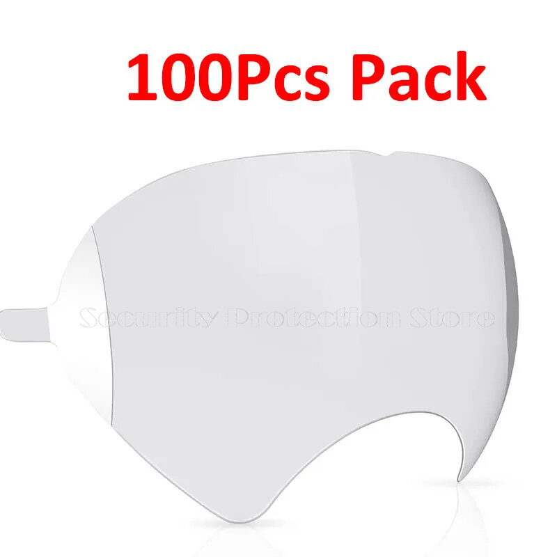 100/50/30/20/10/5Pcs Peel Off Lens Cover Compatible for 3M 6885 6000 6700 6800 6900 Series Respirator Mask Protective Cover