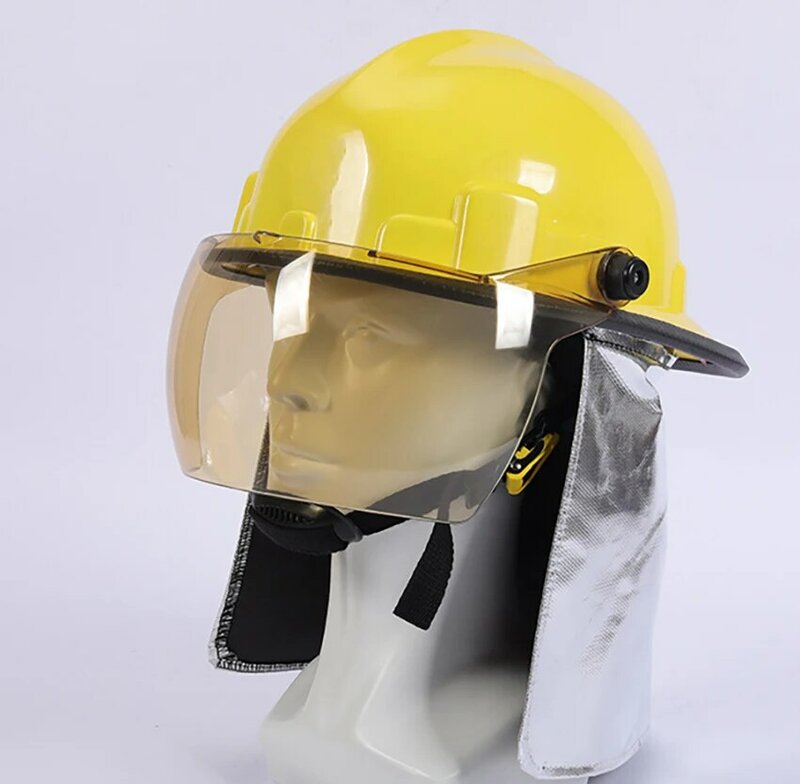 Capacete de segurança aprovado pelo fogo do ABS, bombeiro, bombeiro com cabo, salvamento da emergência, máscara protetora, CE, estilo coreano, projeto o mais novo