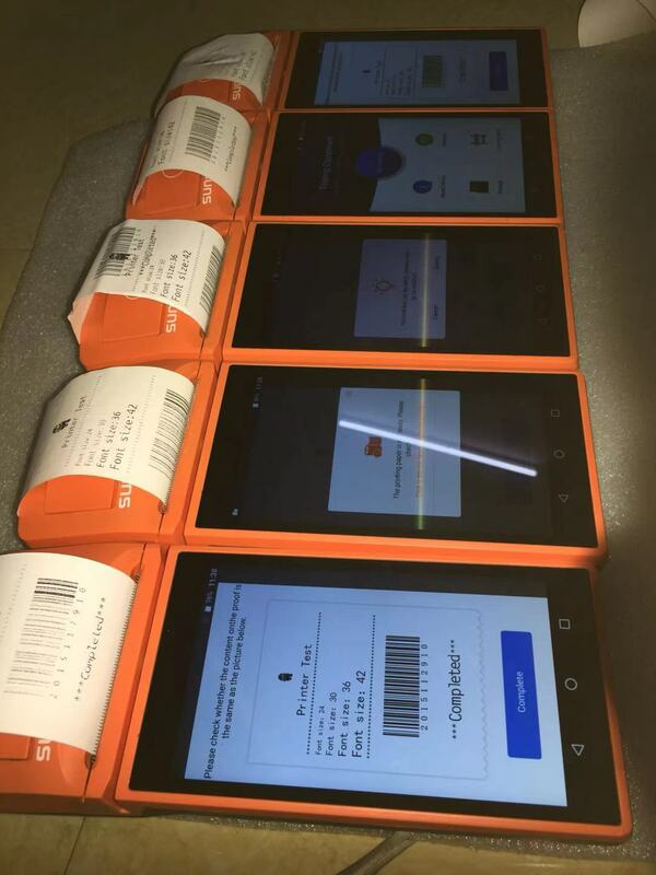 Used Modified  P1 with V1s Systems with open version  All in One  Mobile POS Terminal