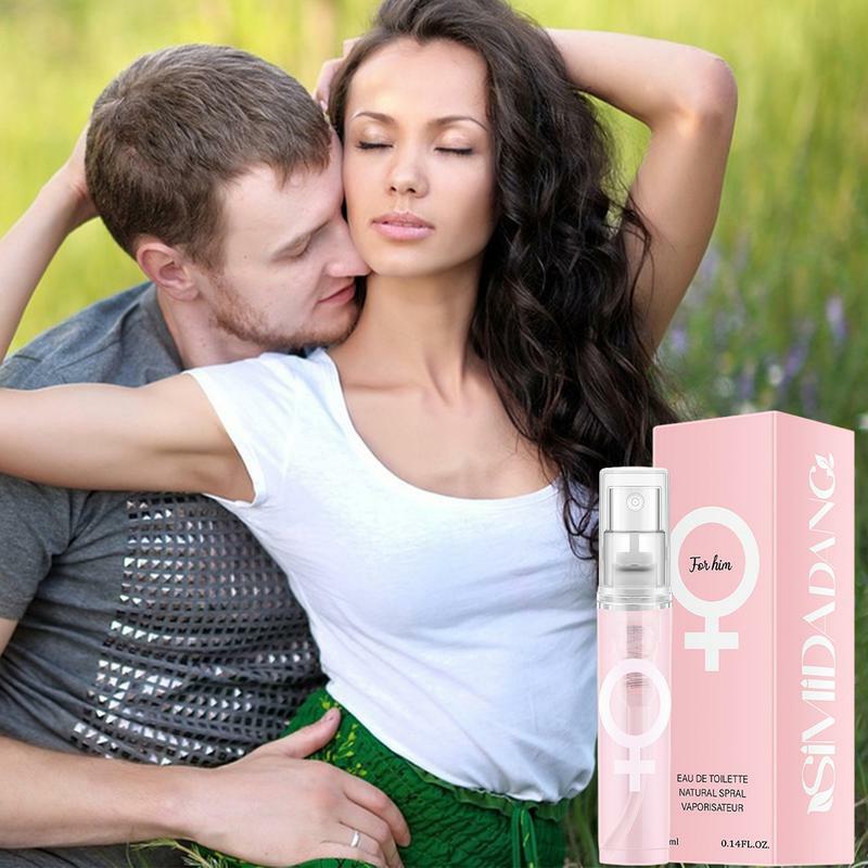 Perfume de feromona para homens e mulheres, fragrância diária, perfume corporal duradouro, atração sexual erótica, perfume de data, 3ml