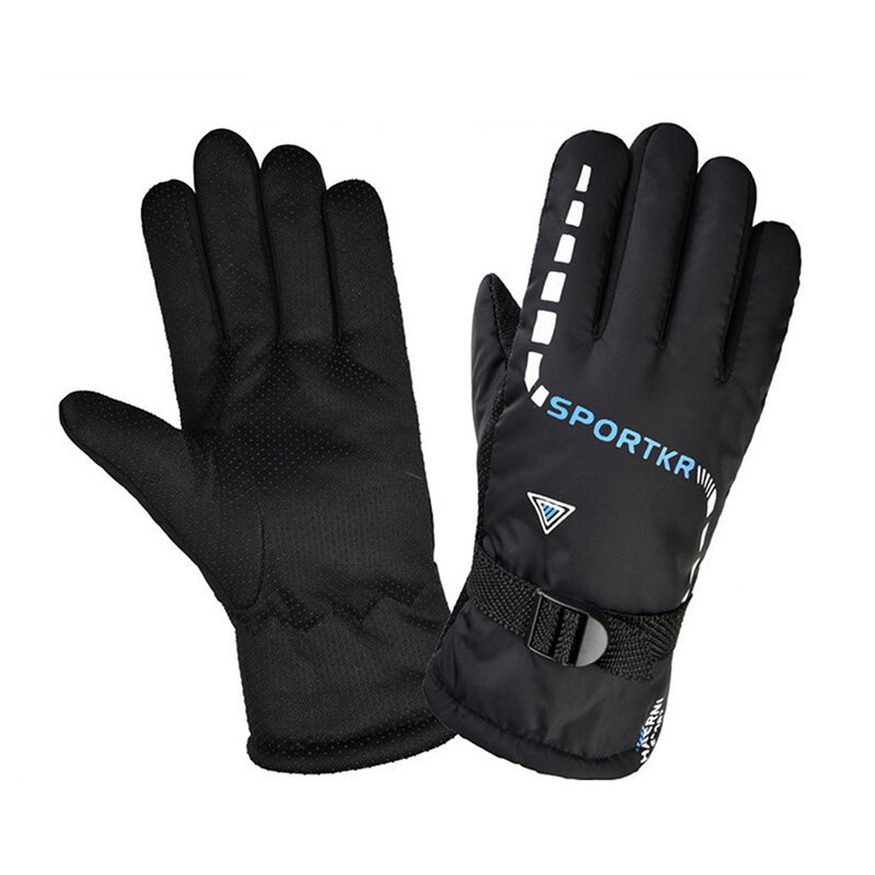 Ветрозащитные лыжные перчатки, мотоциклетные велосипедные перчатки, зимние флисовые Утепленные перчатки для активного отдыха, походов, теплые перчатки, защита рук от замерзания