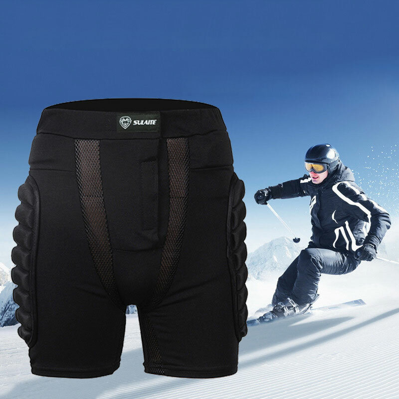 Protetor Acolchoado EVA Hip Protector Shorts, Esqui Impact Pad, Shorts para Patinação Snowboarding Skateboarding
