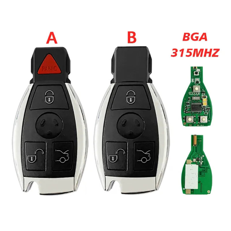 Mando A distancia inteligente CN002097 para Mercedes Clase A, C, E, S, GLK, GLA, W204, W212, W205, BGA, 3/4/315 MHZ, 434 botones