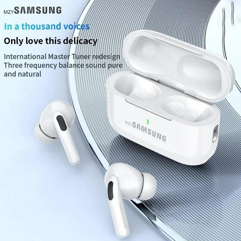 MZYSAMSUNG TWS earphone Bluetooth nirkabel, earbud Game peredam kebisingan tahan air dengan mikrofon untuk Xiaomi Samsung