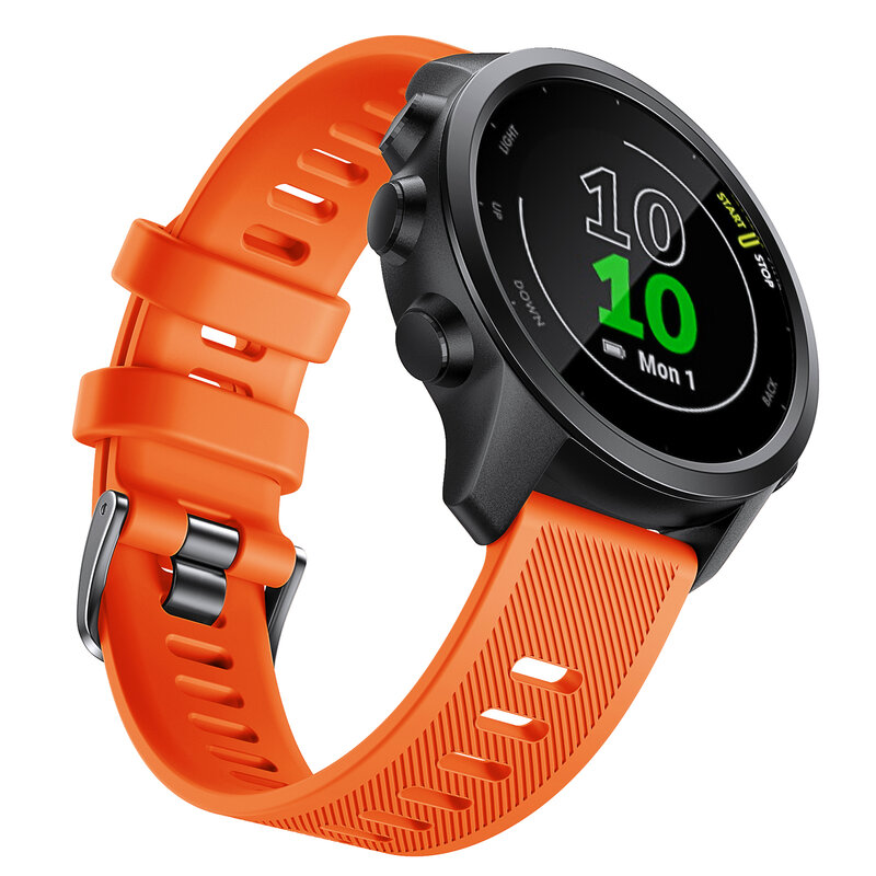 Браслет спортивный 20 мм для Garmin Forerunner 55 158 245 245M 645, сменный силиконовый ремешок для Samsung Galaxy Watch 4 Watch 3