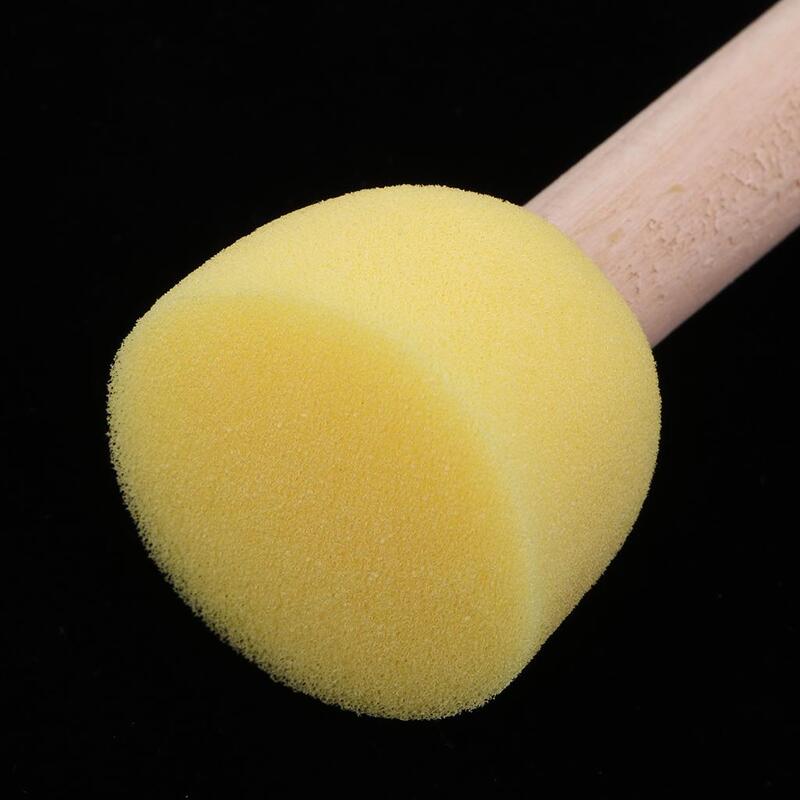 2X 5pc of Sizes Sponge Stippler Foam Sponge Painting Brushes for Drawing