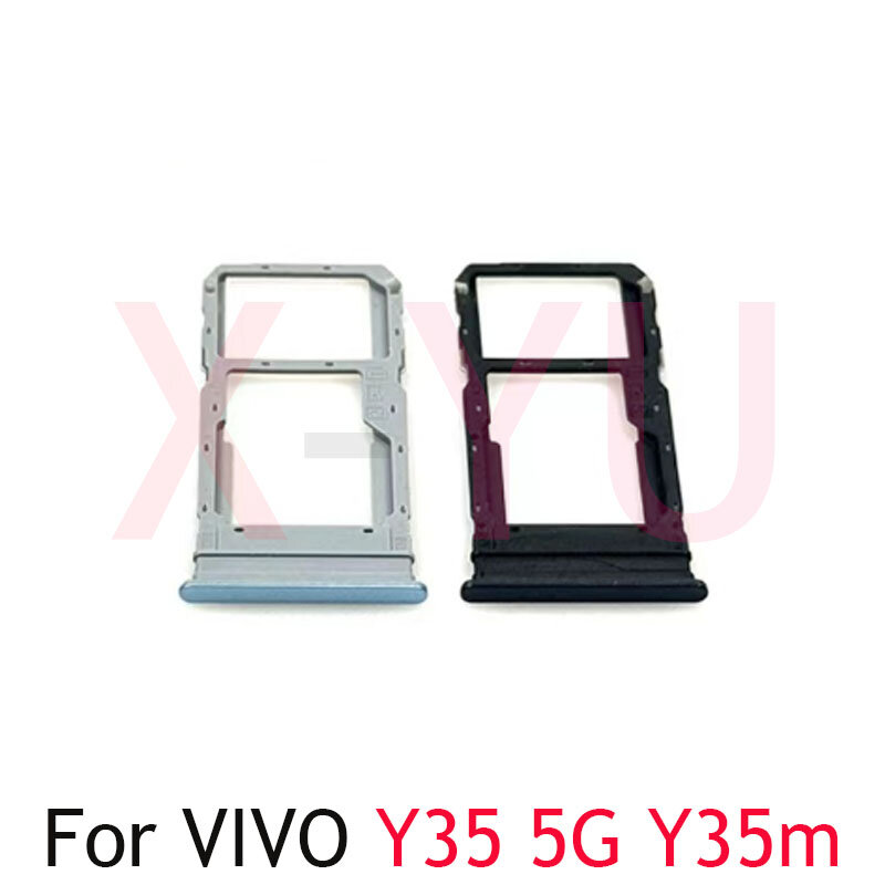 Voor Vivo Y22 Y 22 S Y35 Y 35M 5G 2022 Slot Houder Dual Sd Sim Kaart Lade Reader Socket