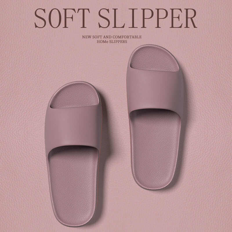 Comemore Flat Sandal Summer Women Slippers 2024 Beach Soft Sole Slides Sandals Female Leisure Men Ladies Indoor Bathroom Shoes