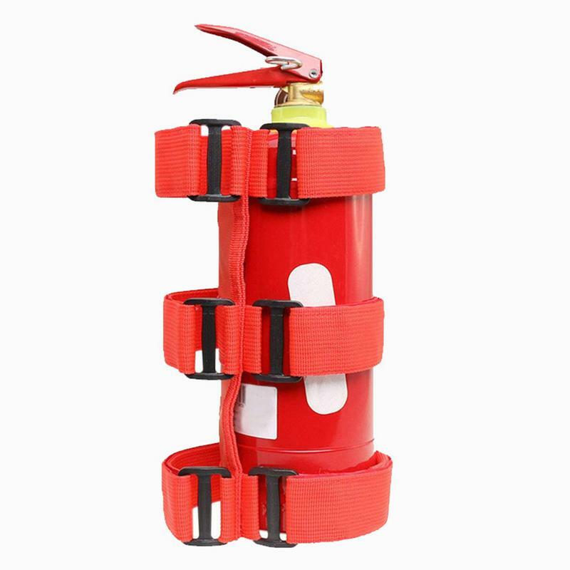 Fire Extinguisher Holder Adjustable Closure Fire Extinguisher Support Fixing Strap Multifunctional Mount Bracket For Less Than 3