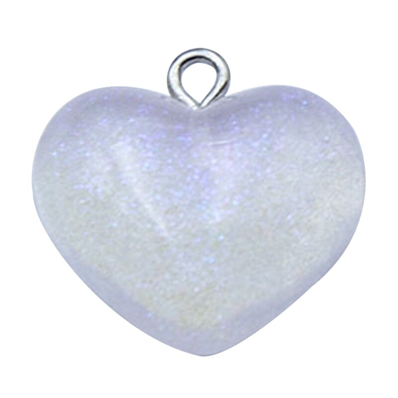 Fournitures bijoux embellissements cœur, petites perles cœur à faire soi-même, matériau en résine, livraison directe