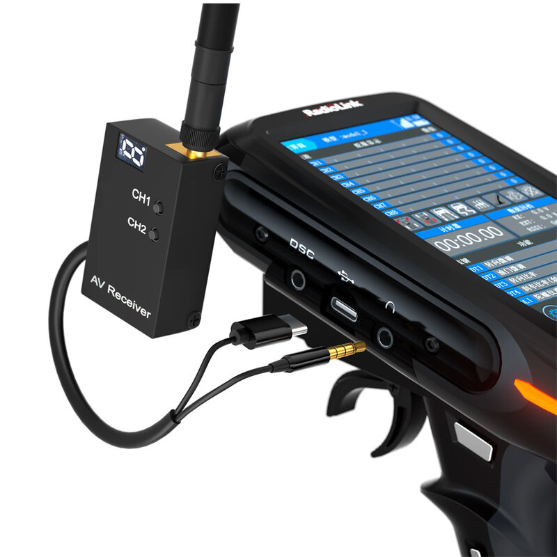Radiolink ewrf 708r 5,8g fpv empfänger 48ch drahtloses audio/video empfänger modul für rc8x sender
