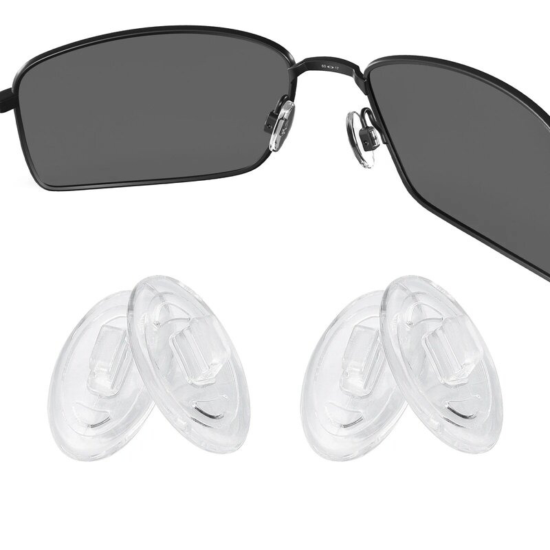 Naselli trasparenti di ricambio in gomma siliconica E.O.S per Von Zipper Mayfield Frame Multi-opzioni