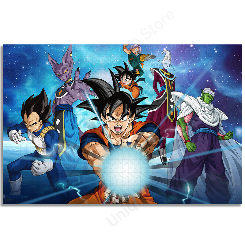 Dragon Ball Puzzle Jigsaw Wooden Puzzle Funny Diy Puzzle Educational Toys 35/300/500/1000 Pcs Puzzle Home Decoration