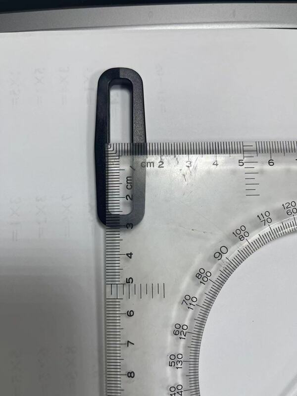 Quadratischer Ring 50mm Plastiks ch laufen Looploc Rechteck ringe verstellbare Schnallen für Rucksäcke Riemen Schuhe Taschen
