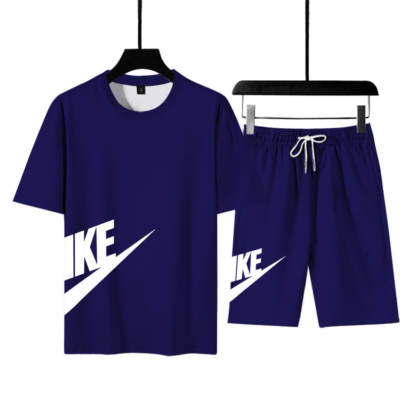 Camiseta deportiva con estampado 3D para hombre y mujer, trajes informales de cuello redondo, tops de manga corta, ropa de moda urbana de verano