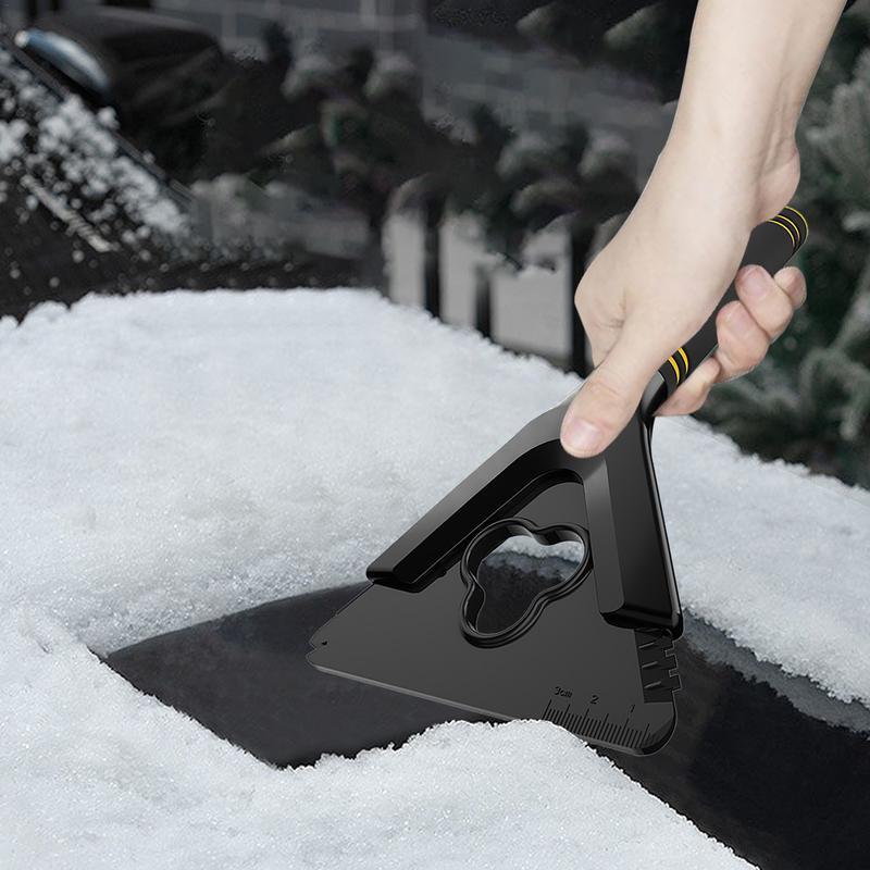 Raspador de gelo ergonômico para pára-brisa do carro, Pá para remoção de gelo e neve, Ferramenta de limpeza de veículos para caminhões SUV