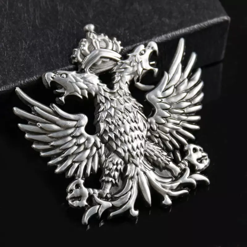 Hebilla de cinturón con emblema nacional ruso de águila de doble cabeza para hombre, cierre de cintura de vaquero occidental, accesorios para Jeans, ajuste de 3,8 cm de ancho