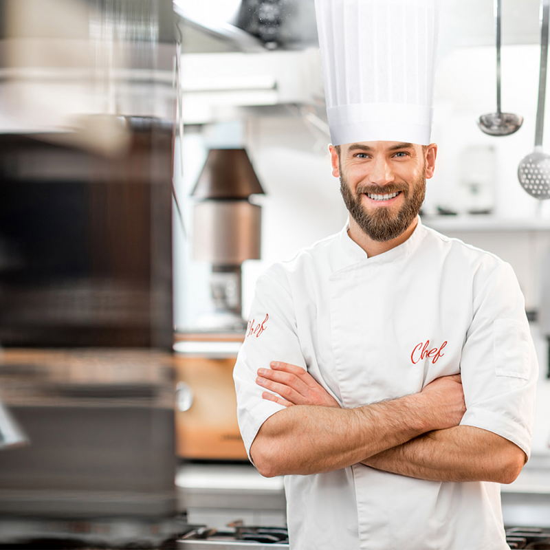 Kapelusz czapka szefa kuchni kuchnia gotowanie serwer restauracja praca jednorazowe Diner Cook Service Hair Tall Beret Toque kelner elastyczny