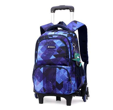 School Trolley Bags with wheels for girls School Rolling backpack for boys Wheeled Backpackfor School Rucksack Satchel For Girls