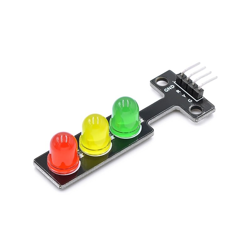 وحدة مصباح إشارة المرور LED لاردوينو ، أحمر ، أخضر ، أصفر ، باعث للضوء ، 5 فولت