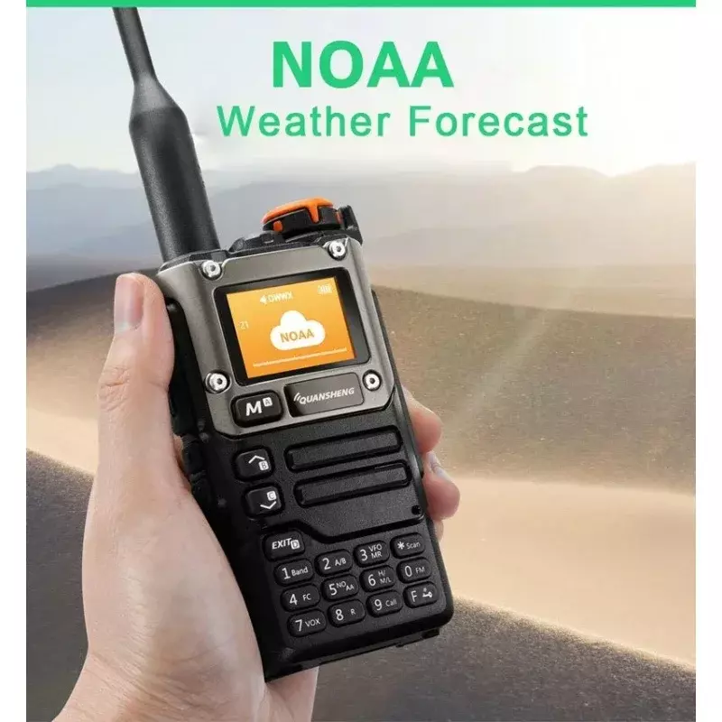 Quansheng-walkie-talkie de largo alcance, estación de conmutación de Radio bidireccional, Am, Fm, Amateur, inalámbrico, Uv K5 8