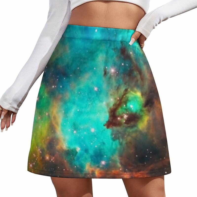 Mini jupe kawaii Galaxy, hippocampe, grand nuage de magellan, tarentule, nébuleuse, vêtements neufs