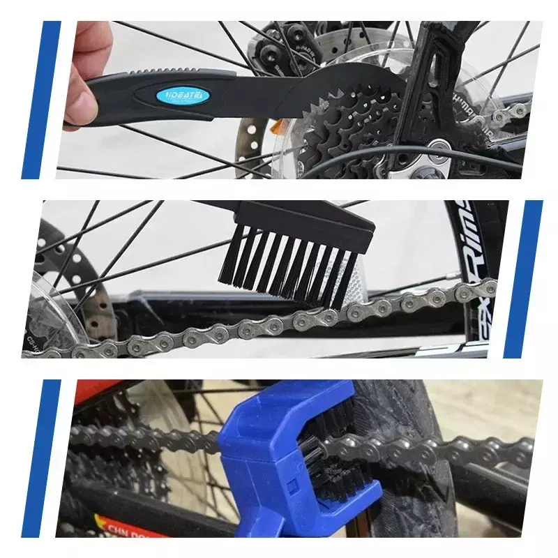 JOCleaner-Brosse de nettoyage de vélo portable, kit d'outils d'entretien de vélo, moto, vélo de route