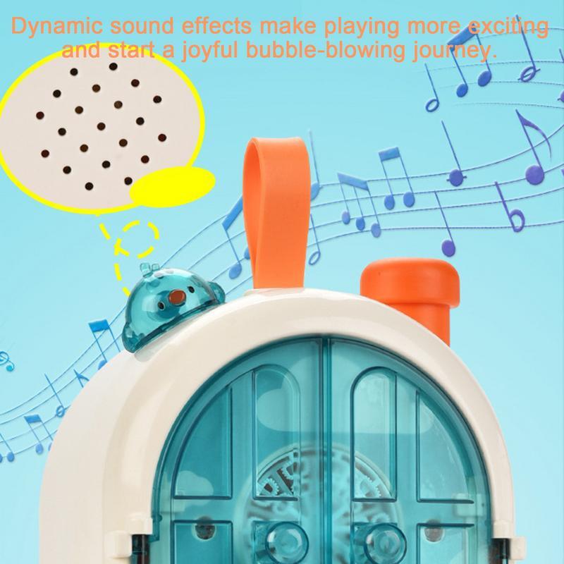 Electric Bubble Blower House Design Upgrade Outdoor Toys 20 Holes Party Atmosphere Maker Leak Proof Automatic Bubble Maker Toys