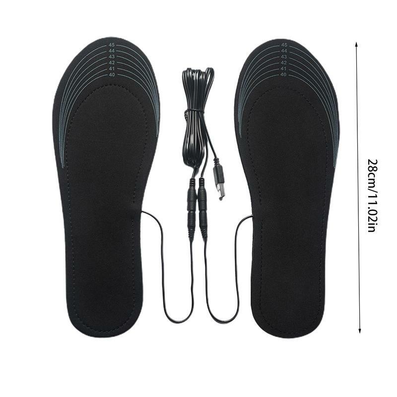 Heated Insoles Electric Heated Shoes Boots Inserts Thermal Insoles Electric Foot Warmer Insoles Winter Foot Warmers For Outdoor