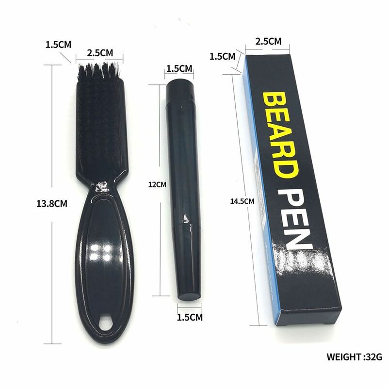 수염 및 콧수염 수리 눈썹 모양, 빠른 위장 수염 성장 연필, 수염 필러 펜, 천연 모발 재배자