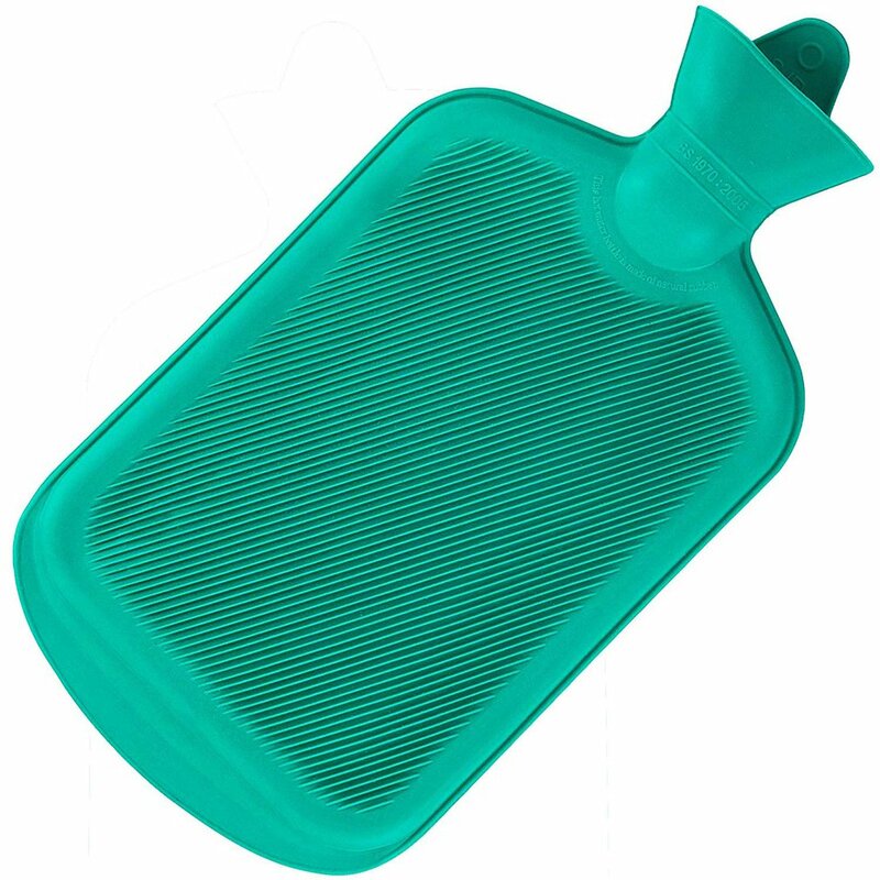 Botol air panas karet injeksi air tebal, botol air panas karet portabel penghangat tangan botol air hangat musim dingin