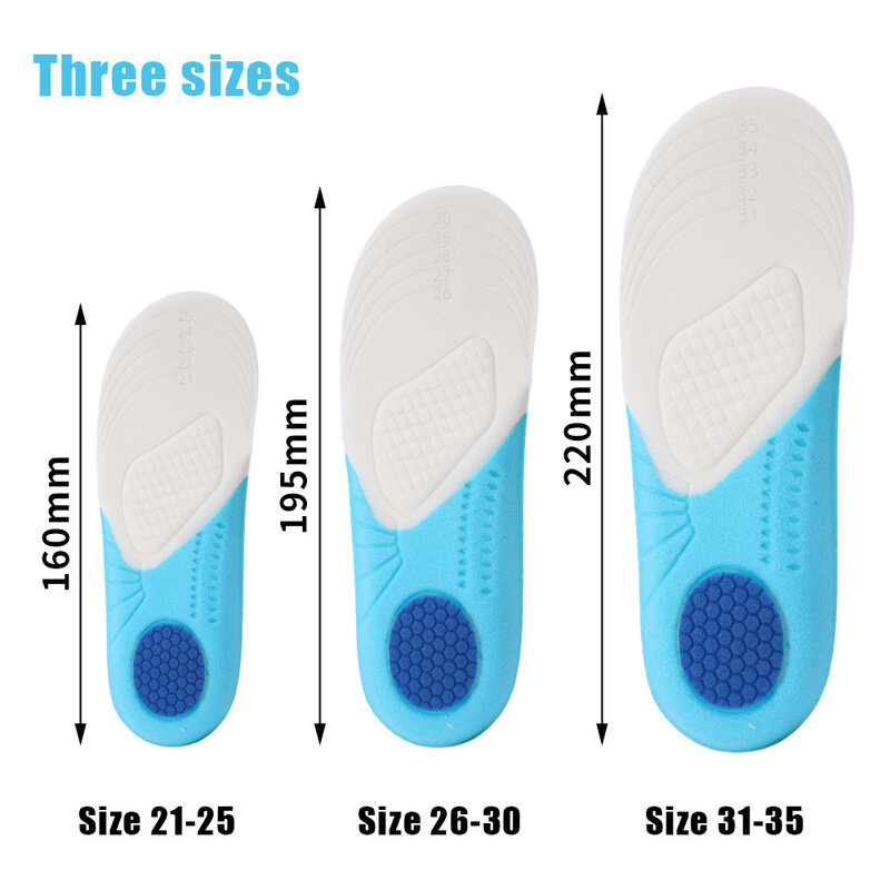 Kids Orthotics Insoles Memory Foam Leg Health Correction Care Tools Children Comfort Sports Shoes Insoles Arch Support Shoes Pad