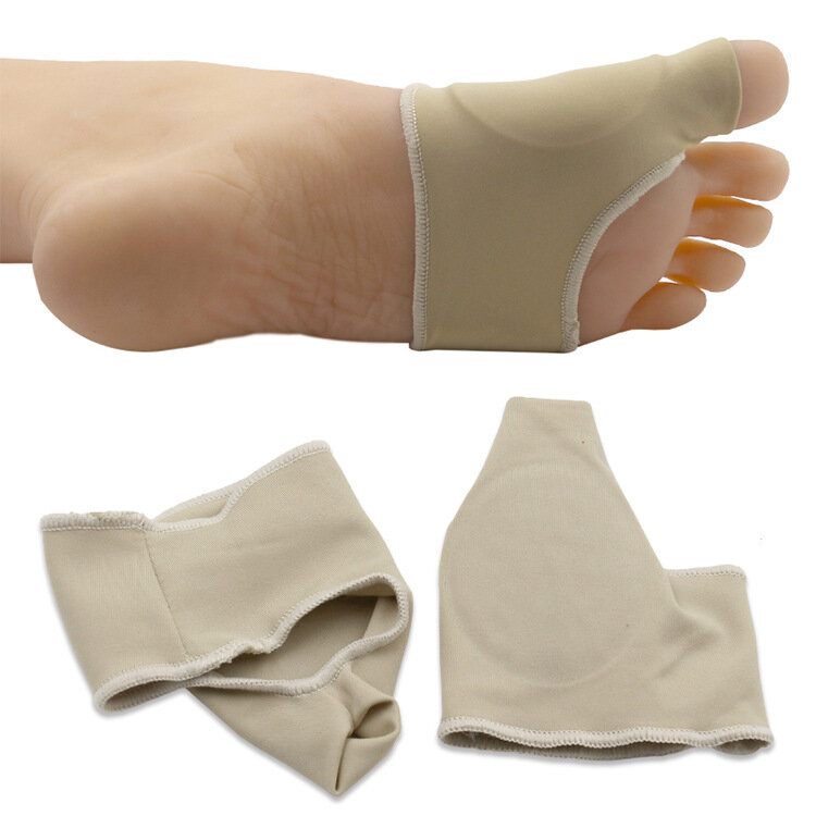 Separador de dedos de los pies, almohadilla de Gel Corrector de juanetes, Protector ortopédico de nailon elástico para Hallux Valgus, 1 par