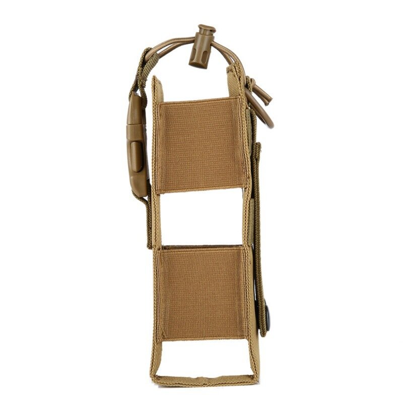 Walperforated-Poudres DulRadio pour système Molle, sac de talkie, nylon, bouteille d'eau militaire légère, sac de rangement pour interphone