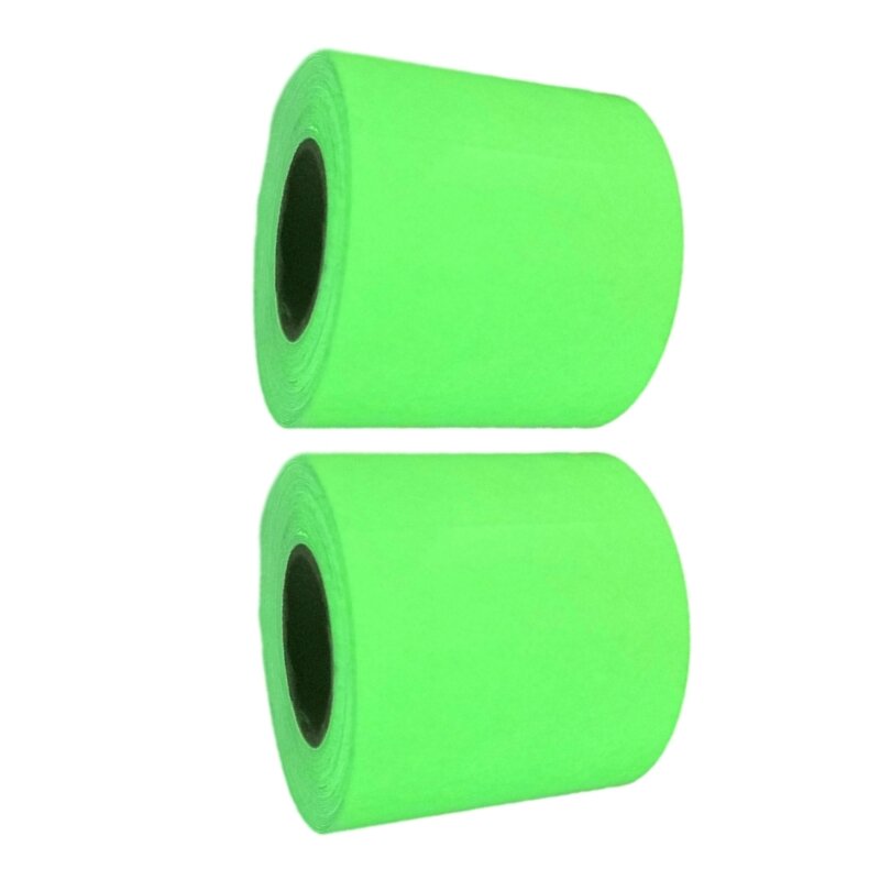 Fita luminosa impermeável da fita fluorescente 2 pces, fita fluorescente da luz verde 4cm 2m para decorações da fase