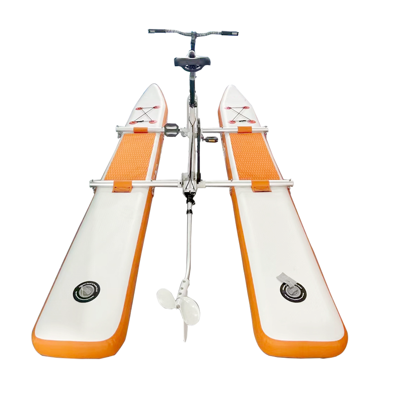 Bici sup gonfiabile singola/doppia persona per bicicletta galleggiante personalizzata in acqua