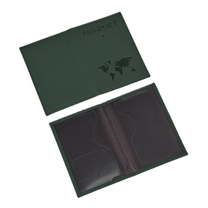 1pc Pass hülle schlanke Reisepass Inhaber Brieftasche Geschenk pu Leder Karten etui Abdeckung Unisex