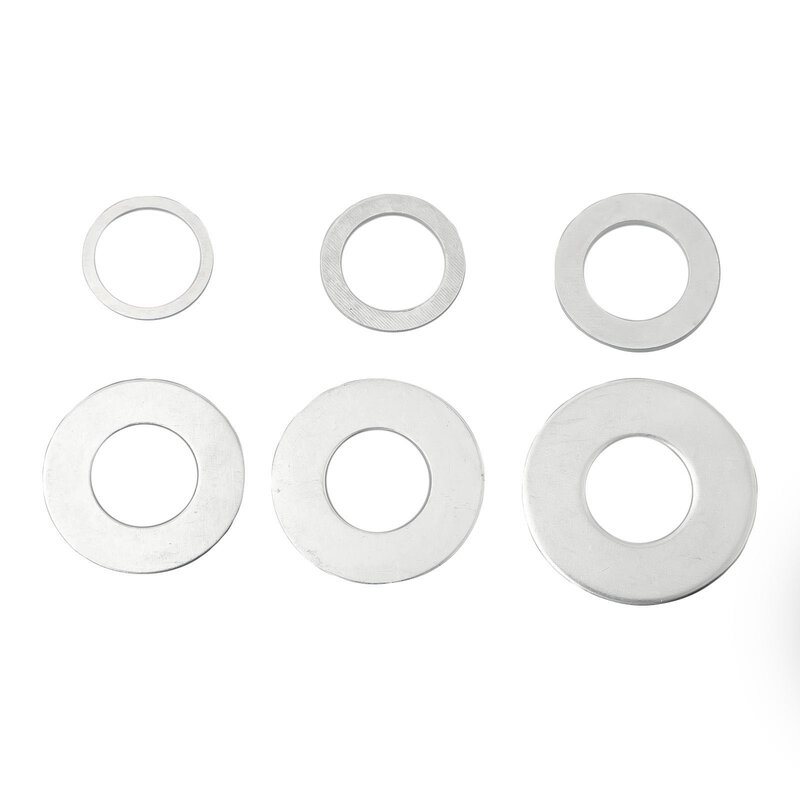 6 Stuks Adapter Wasmachine Cirkelzaagblad Reducerende Ringen Omzetting Ring Snijschijf Diafragma Pakking Binnengat Adapterring