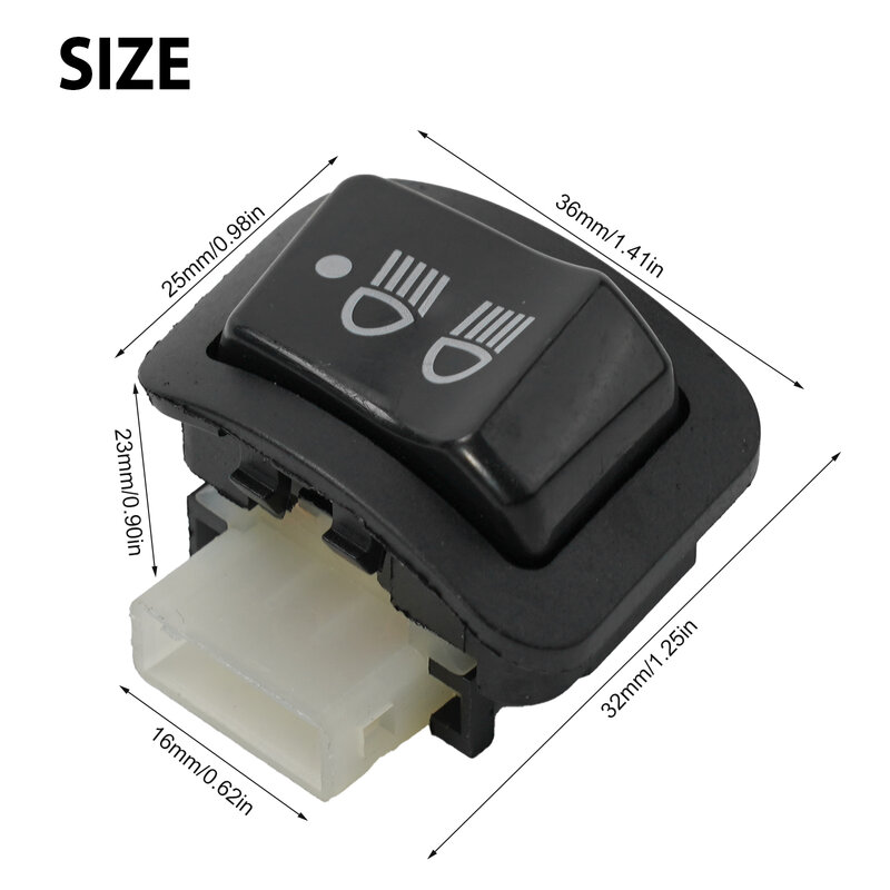 Interruptor direto Plug-and-Play de alto baixo plástico, novo, sem montagem necessária, apto para Honda Wave110, RS150