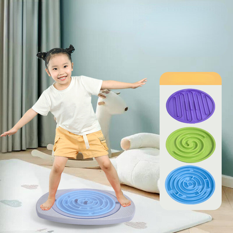 Sensoryczny sprzęt treningowy labirynt Balance Board stołu równowagi dzieci przedszkola wczesna edukacja rehabilitacja huśtawka