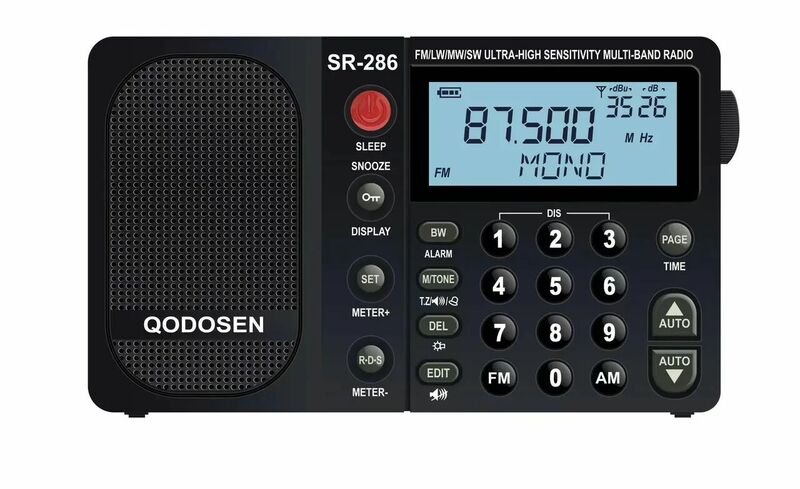 Radio SR-286 TEF6686 Chip FM/LW/MW/SW