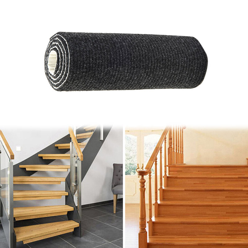 Tapis en bois massif non ald, marches d'escalier, dispositif de protection d'escalier, polymères de lavage, accessoires textiles pour la maison, 76 cm * 20 cm
